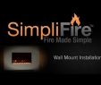 Electric Fireplace Wall Unit Elegant How to Install Simplifire Electric Wall Mount Fireplace