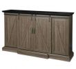 Electric Fireplace Wall Unit Luxury Chestnut Hill 68 In Tv Stand Electric Fireplace with Sliding Barn Door In ash