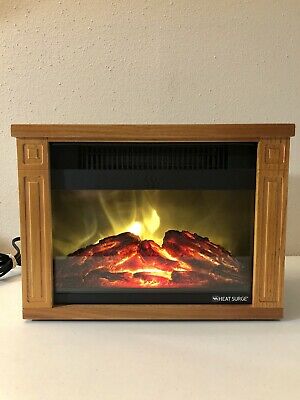 Electric Fireplace with Heater Unique Intertek Heat Surge Mini Glo Fireplace Electric Space Heater