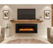 Electric Fireplace with Shelf New Kreiner Wall Mounted Flat Panel Electric Fireplace