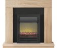 Electric Flame Fireplace Beautiful Adam Malmo Fireplace Suite In Oak with Eclipse Electric Fire In Black 39 Inch