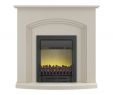 Electric Freestanding Fireplace Awesome Adam Truro Fireplace Suite In Cream with Blenheim Electric Fire In Black 41 Inch