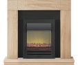 Electric Gas Fireplace Inspirational Adam Malmo Fireplace Suite In Oak with Eclipse Electric Fire In Black 39 Inch