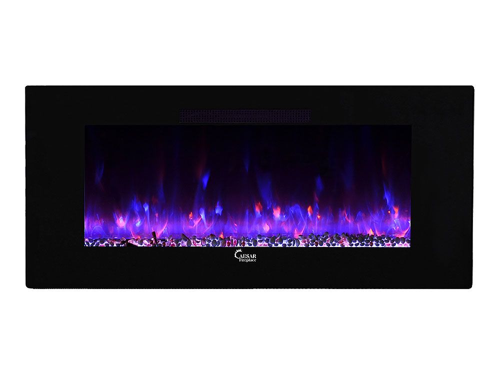 Caesar Fireplace 50 In Wall Mount Electric Fireplace w Back 25e20d43d9a21c cfef22a54dc39
