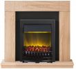 Electric Wall Fireplace Lovely Adam Malmo Fireplace Suite In Oak with Blenheim Electric Fire In Black 39 Inch