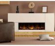 Electric Wall Mount Fireplace Luxury 57 In Harmony Built In Led Electric Fireplace In Black Trim