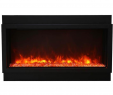 Energy Efficient Electric Fireplace Luxury Amantii Deep Xt Panorama Black Steel Surround Electric