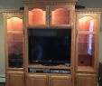 Entertainment Center Around Fireplace Inspirational Oak 3 Piece Entertainment Center toms River Nj