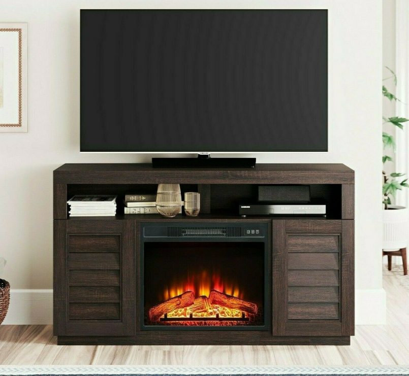 entertainment center with fireplace insert for 75 inch tv 805x741