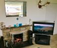 Entertainment System with Fireplace New Mull Self Catering Beach Fionnphort Iona View isle Of
