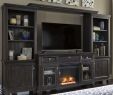 Entertainment Units with Fireplace Luxury townser 4pc Entertainment Set In 2019