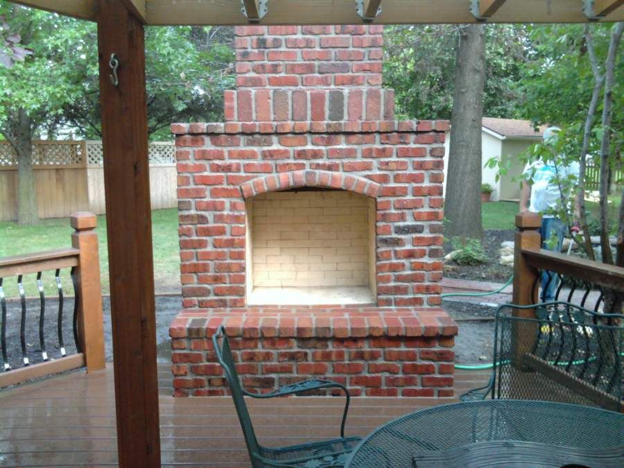 Exterior Fireplace Unique Brick Outdoor Fireplace Ideas for the House
