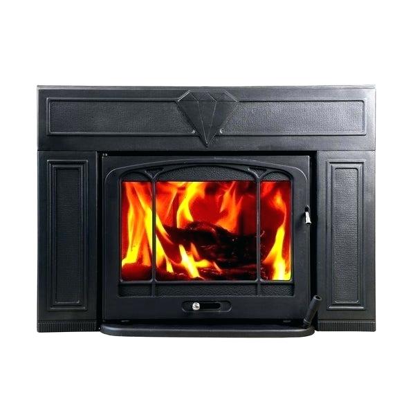 thoroughbred extra large wood burning fireplace insert black stove log
