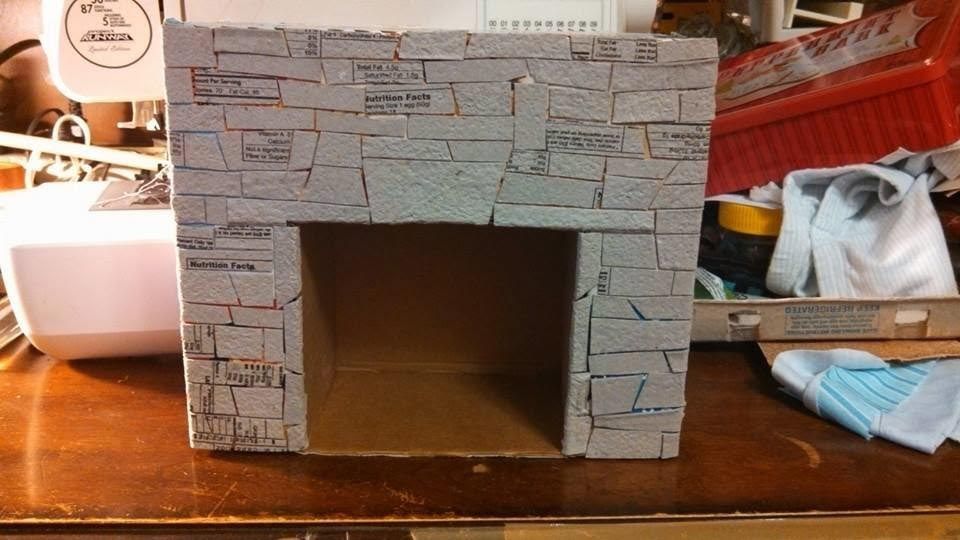 Fake Stone Fireplace Lovely How to Make A Fake Fireplace Out Of Cardboard