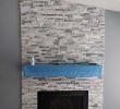 Fake Stone Fireplace Lovely I Built A Stacked Stone Fireplace Surround
