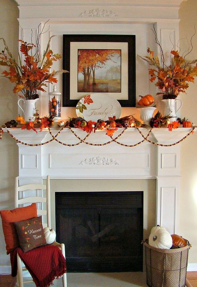 DIY Fall Mantel Decor Ideas to Inspire 43c00dc063b1ffd963a2177a1431ae4f