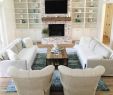 Family Room with Fireplace and Tv Layout Beautiful Furniture Layout Our Coastal Farmhouse Via Instagram