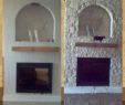Faux Stone Fireplace Fresh White Austin Stone On An Electric Fireplace before and
