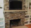 Faux Stone Fireplace Mantels Beautiful Fireplace with Mantel and Tv