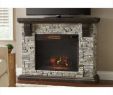 Faux Stone Fireplace Surround New Highland 50 In Faux Stone Mantel Electric Fireplace In Gray