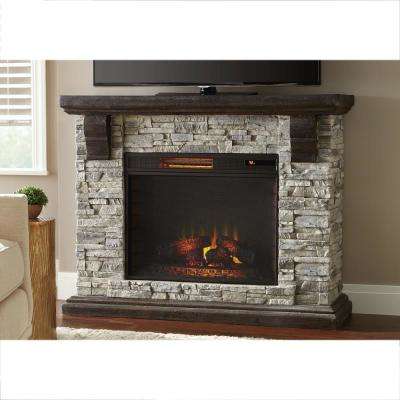 gray home decorators collection freestanding electric fireplaces 64 400 pressed