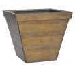 Faux Stone Panels for Fireplace Lowes Fresh 18 44 In W X 16 88 In H Brown Mixed Posite Square Planter