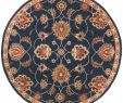 Fire Retardant Rugs for Fireplace Luxury Surya Caesar 9 Ft9 In Round Traditional area Rug Navy at