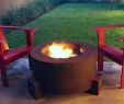 Fireglass Fireplace Elegant Sere Fia 30" Gas Fire Pit with Fireglass Pan