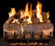 Fireglass Fireplace Lovely Peterson Real Frye 30 Inch Mountain Crest Oak Gas Logs In