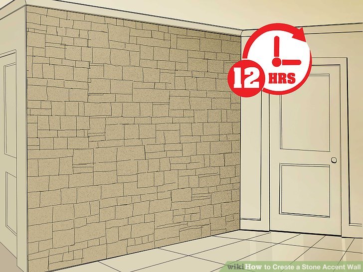 How to Create a Stone Accent Wall 13 Steps with aid v4 728px Create a Stone Accent Wall Step 13