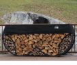 Fireplace Accessories Store Elegant Shelterit 8 Ft Firewood Log Rack with Kindling Wood Holder and Waterproof Cover Double Round