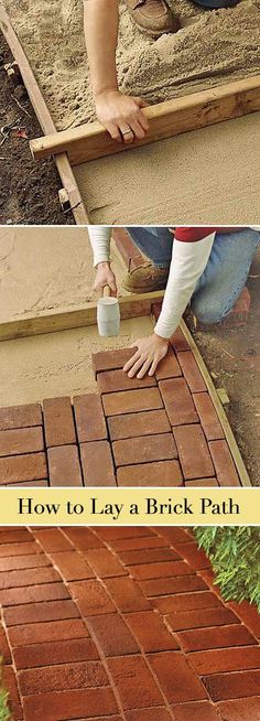 dfa3b621a6daef5746a803ab3a5d723e brick laying diy laying pavers