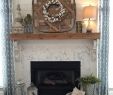 Fireplace and More Fresh Remodeled Fireplace Shiplap Wood Mantle Herringbone Tile