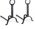 Fireplace andirons Best Of Pilgrim Blacksmith Vintage Iron andirons