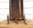 Fireplace andirons Luxury Antique French andirons Bronze andirons by
