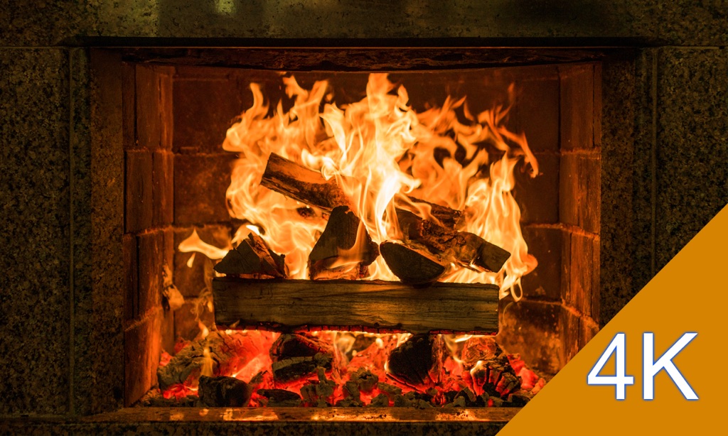 Fireplace 4K Ultra HD Video for Apple TV by Mach Software Design 1024x1024bb