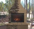 Fireplace Austin Elegant Mirage Stone Outdoor Wood Burning Fireplace W Bbq