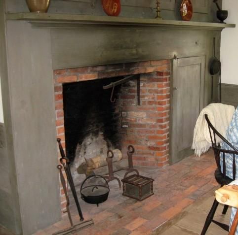 Fireplace Back Awesome the Kitchen Was Enormous but Gloomy Occupying Most Of the