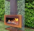 Fireplace Cage Elegant Cool Outdoor Fireplace Firepitt