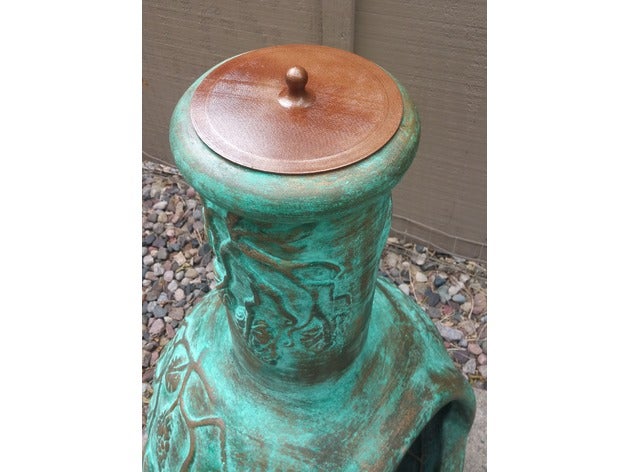 Fireplace Cap Beautiful Chiminea Fireplace Cap by Mikespike Thingiverse