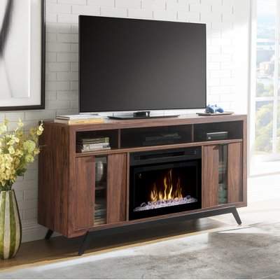 Fireplace Chase New Luna Tv Stand for Tvs Up to 60" with Fireplace