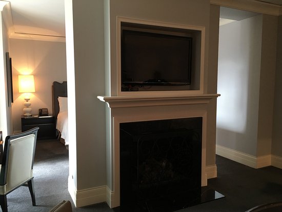 Fireplace Chicago Elegant Room 1508 Living Room Facing the Gas Fireplace Picture Of