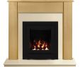 Fireplace Cleaning Beautiful the Capri In Beech & Marfil Stone with Crystal Montana He Gas Fire In Black 48 Inch