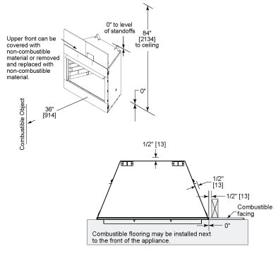 Fireplace Clearance to Combustibles Beautiful Villa Gas Outdoor Gas Fireplace Majestic Products