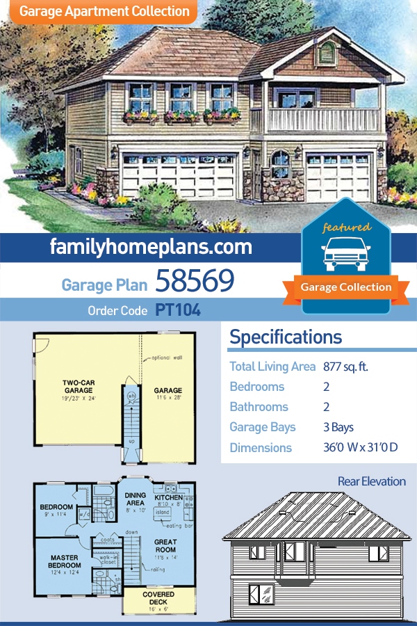 Fireplace Codes New Traditional Style 3 Car Garage Apartment Plan Number with 2 Bed 2 Bath