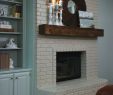 Fireplace Colors Best Of Paint the Brick Fireplace White and the Mantel A Dark Color