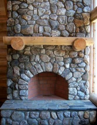 Fireplace Conversion Elegant Rumford Fireplace Conversion with Natural Stone Veneer now