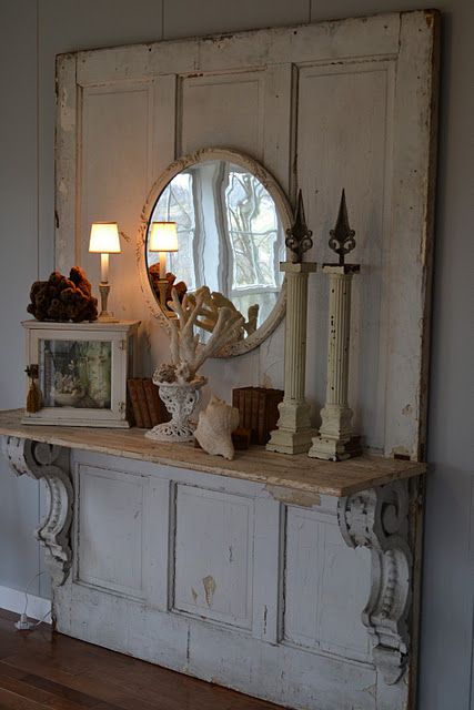 Fireplace Corbels Beautiful Old Door with Carved Corbels and Shelf Creates A Dramatic