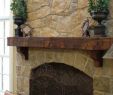 Fireplace Corbels Fresh More sophisticated Rustic Mantle Simple Uncluttered