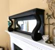 Fireplace Corbels Unique Antique Wooden Mantel with Mirror